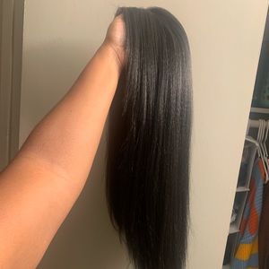 Kinky straight yaki wig